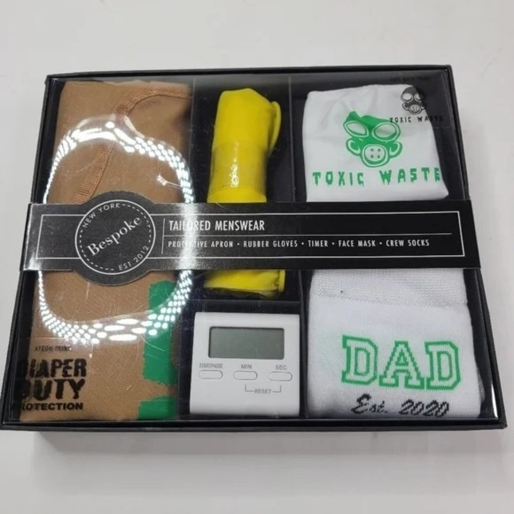 NWT‎ BESPOKE Tailored Menswear Dad Gift Diaper Duty